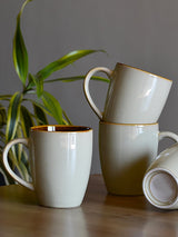 Anjum Set of 4 Mugs, Beige