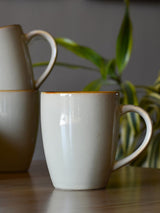 Anjum Set of 4 Mugs, Beige