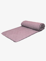 Gulfam Lavender Quilted Cotton Voile Bedspread