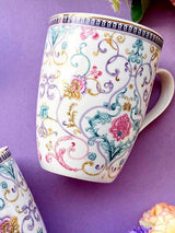 Charbagh Set of 2 Mugs, Multicolour