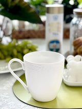 Fiza Set of 6 Mugs, White
