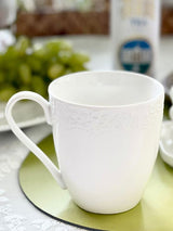 Fiza Set of 6 Mugs, White