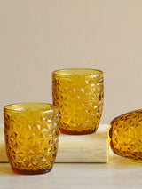 Gazal Ochre Tumblers Set of 6