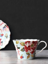 Gulbano 12 Pieces Cup & Saucer Set, Charm, Blue