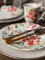 Gulbano Blue 21 Pieces Dinner Set Gift Box