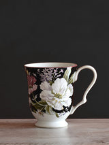 Gulbano Set of 4 Mugs, Charm, Black