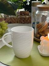 Noor Set of 6 Mugs, White