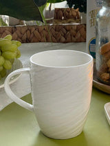 Noor Set of 6 Mugs, White
