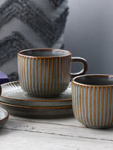 Seher 12 Pieces Cup & Saucer Set, Green