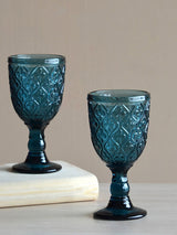Sitara Blue Goblets Set of 6