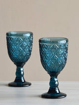 Sitara Blue Goblets Set of 6