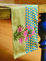 Bagh E Gulzar Nargis Large Dining Table Runner