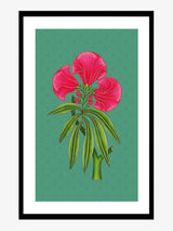 Bagh E Shalimar Gul Wall Art (Green)