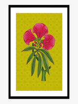Bagh E Shalimar Gul Wall Art (Yellow)