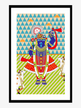 Pichwai Shrinathji Wall Art Without Glass